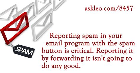 Am I Wasting My Time Reporting Scam And Spam Emails Ask Leo