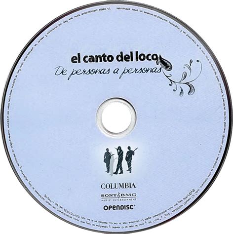 Car Tula Cd De El Canto Del Loco De Personas A Personas Portada