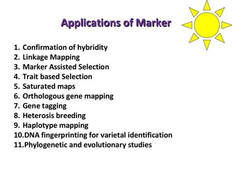 Molecular Markers Their Application In Crop Improvement