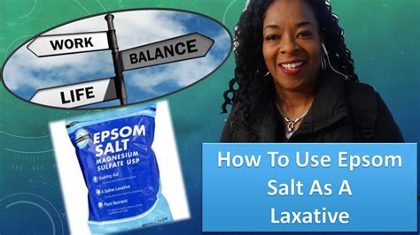 How To Use Epsom Salt As A Detox Laxative Youtube