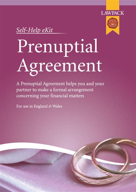 Prenuptial Agreement Template Forms And Guidance Uk Lawpack