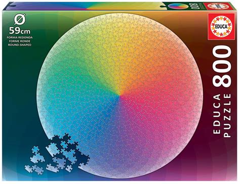 Puzzle Arc En Ciel Rond Pi Ces Pieces Puzzlemania Fr