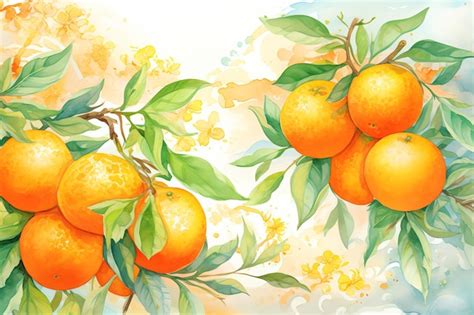 Premium AI Image | Oranges Chinese new year background