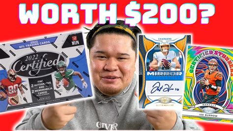 Panini Certified Football Hobby Box Opening First Look Youtube