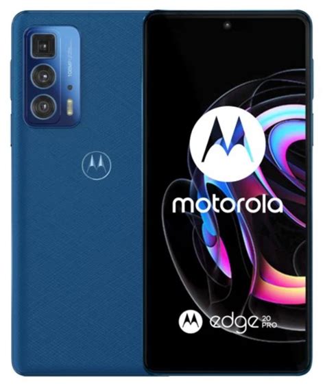 Smartfon Motorola Edge 20 Pro 12 256GB Indigo Vegan Leather