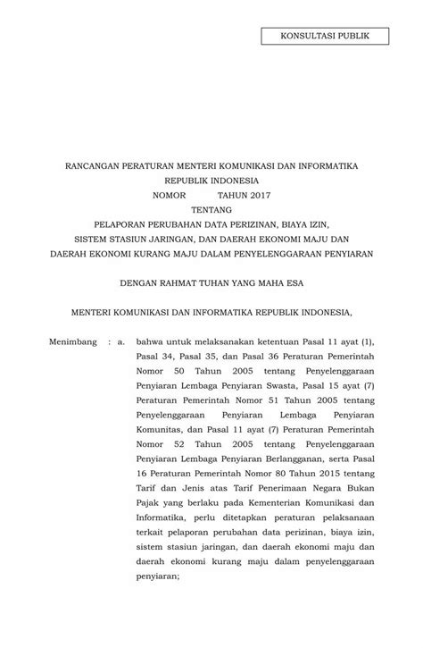 Pdf Peraturan Menteri Komunikasi Dan Informatika · Pdf Filepelaporan