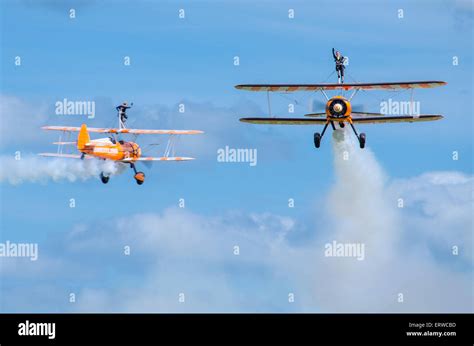 Wing Walking Airshow Hi Res Stock Photography And Images Alamy