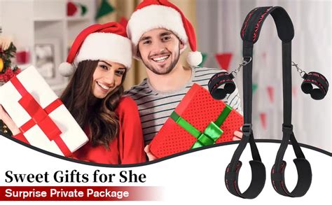 Amazon Sex Bondage BDSM Kit Bed Restraints Set With Handcuffs Neck To Thigh Ankle