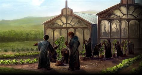 Greenhouses Harry Potter Illustrations Harry Potter Wiki Harry