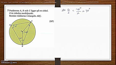 Matematik 5000 Ma 2c Kapitel 3 Geometri Blandade övningar 3 7 YouTube