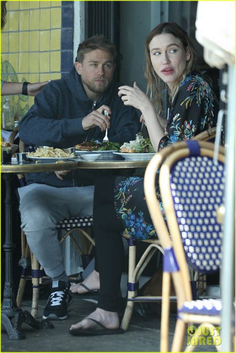 Charlie Hunnam Is All Smiles With Morgana Mcnelis At Lunch Photo