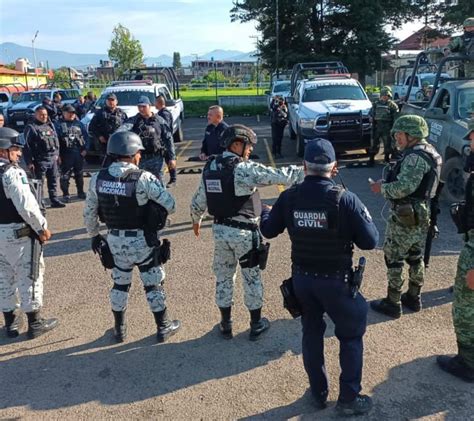 Con Sedena GN y Policía Municipal SSP refuerza operatividad en