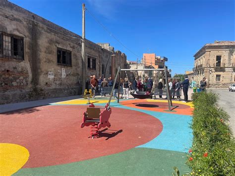 Milazzo Inaugurata A Santa Marina La Nuova Piazza Pozzo E Il Parco