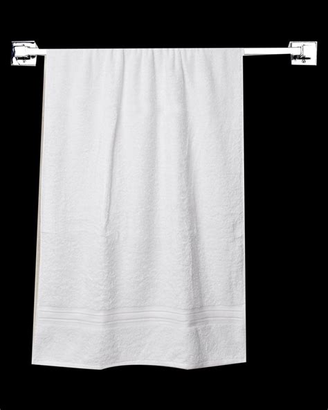 Plain White Cotton Terry Towel 250GSM Size 40x20 Inch At Rs 250