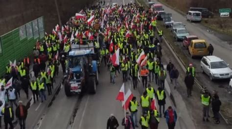 Protesty rolników na granicy z Litwą Będą pilnować by nie wjechało