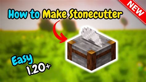 How To Make A Stonecutter In Minecraft Quick Easy YouTube