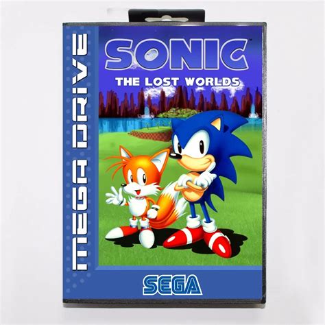 Sonic The Hedgehog The Lost Worlds Game Cartridge 16 Bit MD Game Card