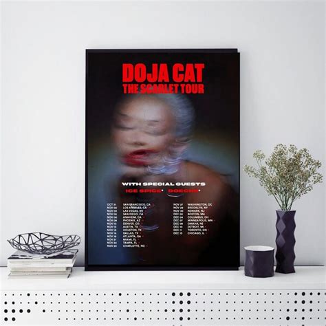 Doja Cat The Scarlet Poster Etsy