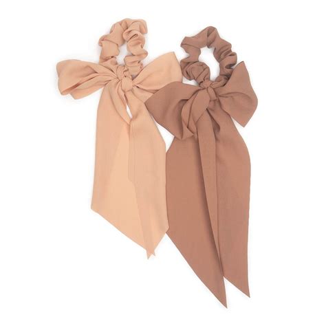 Kitsch Crepe Hair Scarf Scrunchies Hair Ribbons For Women No Damage