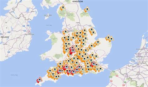 Flood map UK: The 10 places you should avoid in floods - MAPPED ...