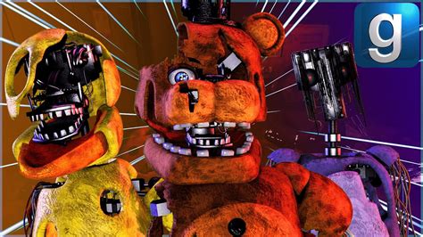 Gmod Fnaf Review Brand New Damaged Fnaf Withered Animatronic