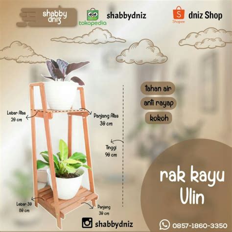 Jual Rak Sudut Bahan Kayu Ulin Shopee Indonesia