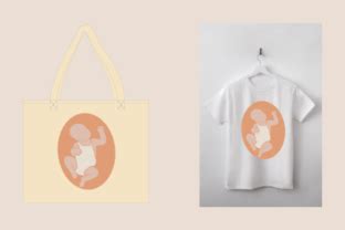 Baby Silhouette Nude Aesthetic Graphic By Rayan Creative Fabrica