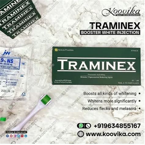 Nexus Pharma Traminex Tranexamic Acid Melanin Pigmentation Reduction