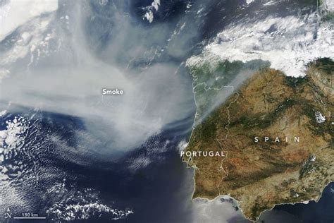 El Humo De Los Incendios Forestales Cambia Con El Tiempo Y La Distancia