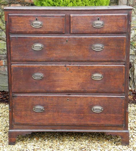 Large Georgian Oak Chest Of Drawers Antiques Atlas