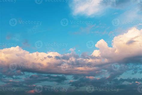 Purple pink sunset sky with golden clouds 14595119 Stock Photo at Vecteezy