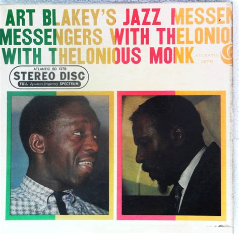 Art Blakeys Jazz Messengers With Thelonious Monk Art Blakeys Jazz