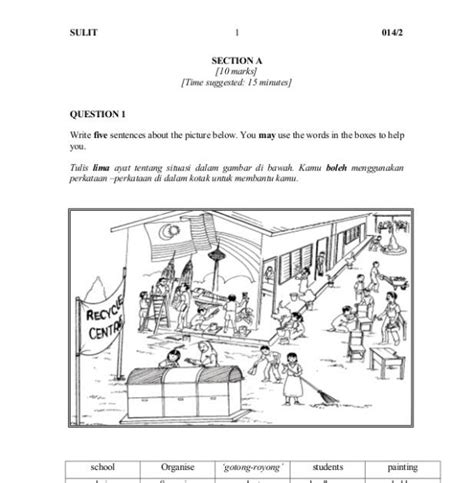 Soalan Bahasa Inggeris Tahun Kertas Peperiksaan Akhir Tahun