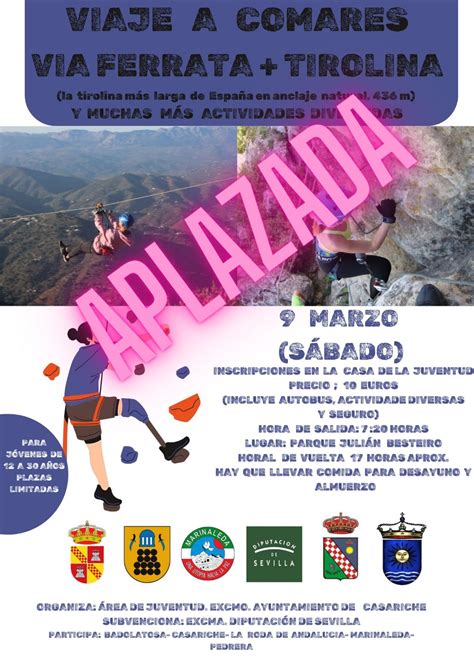 Aplazada Por Lluvia La Actividad De Turismo Aventura En Comares Excmo