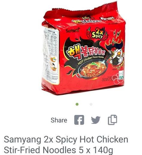 Samyang 2x Spicy Hot Chicken Stir Fried Noodles 5 X 140g Lazada PH