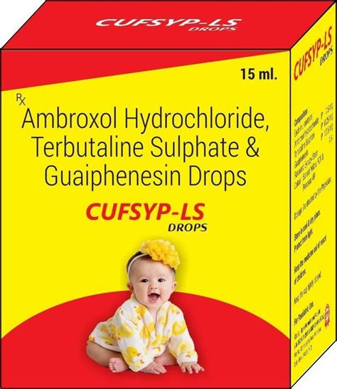 Terbutaline Ambroxol Guaiphenesin Drops Bottle Size 15 Ml At Rs 65