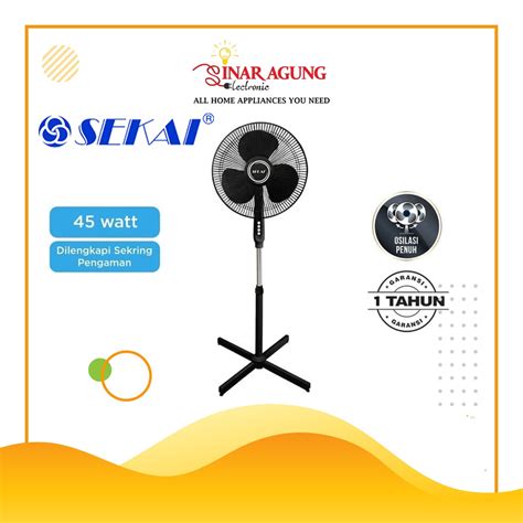 Jual Sekai Kipas Angin Stand Fan Sfn Sfn Original Shopee