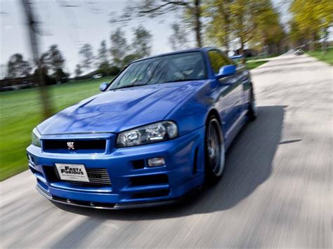 Nissan Skyline GT R R34 que usó Paul Walker en Rápido y Furioso 4 A