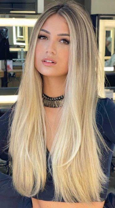 50 Trendy Hair Colors To Wear In Winter Ombre Dark Blonde To Bright Blonde
