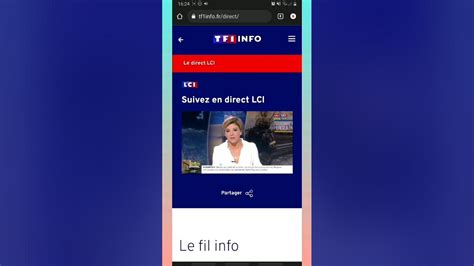 Comment Regarder Tf1 En Direct Sur Android Android Astuce