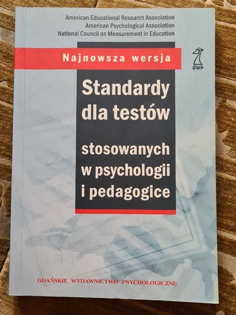 Standardy dla testow w psychologii i pedagogice Zielona Góra Kup