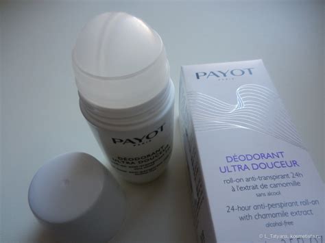 Отличный помощник Payot Deodorant Ultra Douceur 24-hour anti-perspirant ...
