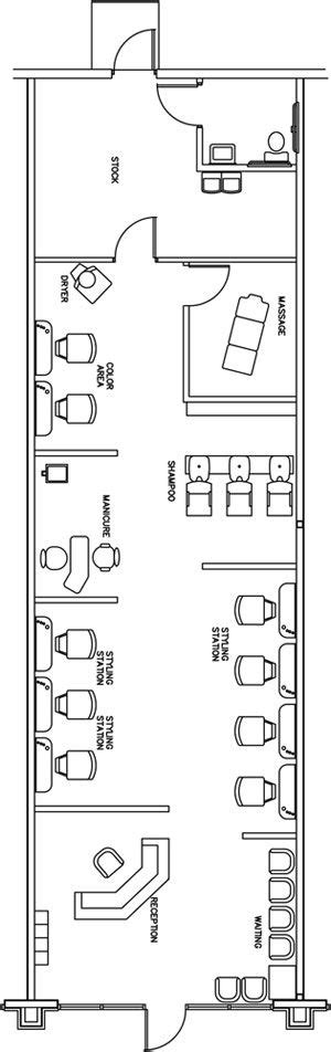 17 Best images about SALON FLOOR PLAN on Pinterest | Table desk ...