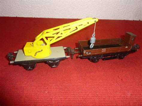 M Rklin Tin Plate Spur Kranwagen Mit Beiwagen Kaufen Auf Ricardo