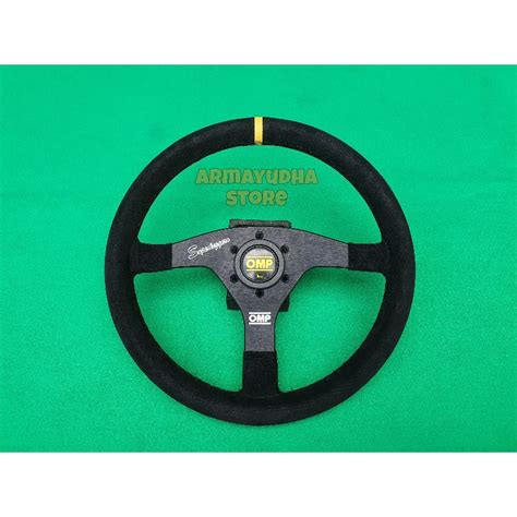 Jual Stir Racing Omp Velocita Suede Superleggera Original Steering