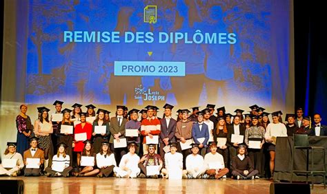 Cérémonie de remise des diplômes session 2023 Lycée Saint Joseph