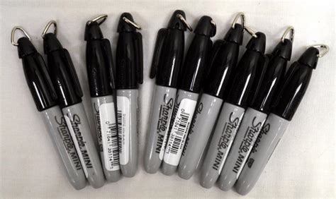 10 Sharpie Mini Markers - Black | eBay