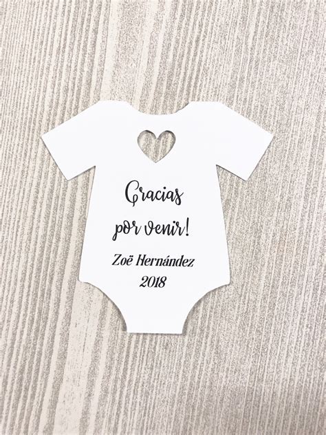 Gracias Por Venir Baby Shower T Shirt Party Favor Gift Tags L Celebrar