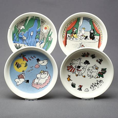 Mumin St Barntallrikar Porslin Moomin Characters Tm Arabia