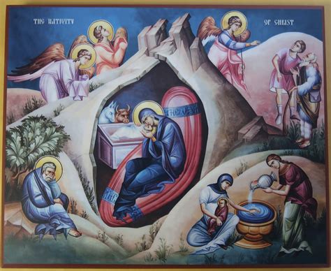 Nativity of Christ Icon – Byzantine Church Supplies